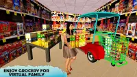 Supermarket Easy Shopping Cart Driving Games Screen Shot 1