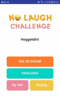 No Laugh Challenge : Gel de Gülme Screen Shot 3