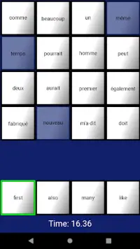 Language Tiles: English - French Screen Shot 0