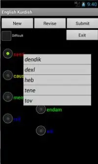 English Kurdish Tutor Screen Shot 0