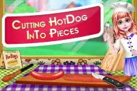 Hot-Dog-Schule Kochen Spiele Screen Shot 4