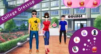 College Dress-up Girls Game: Get ready for Collage Screen Shot 0