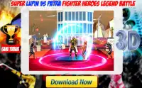 슈퍼 루핀 대 Patra Fighter Heroes Legend Battle Screen Shot 3