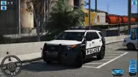 Modern Police Car Parking 3d Screen Shot 0
