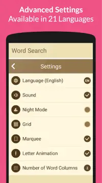Word Search - Puzzle Games For Adults & Kids Free Screen Shot 3