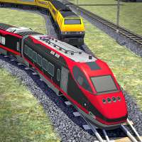 Train Racing Euro Simulator 3D: Поездные игры
