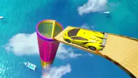 auto-stunts 3d mega-ramp: ons autogames racen Screen Shot 3