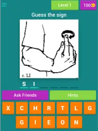 Guess the ASL Sign Screen Shot 15