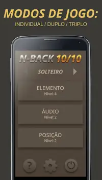 N-Back 10/10 - Treino cerebral Screen Shot 3