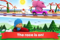 Pocoyo Racing: Kids Car Race - Fast 3D Adventure Screen Shot 1
