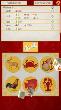 Fish Prawn Crab, 3D dice-game Screen Shot 2