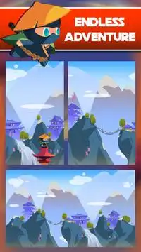 Ninja run - dash jump Screen Shot 2