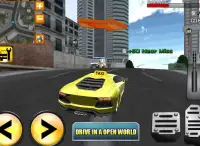 سائق تاكسي مجنون واجب 3D Screen Shot 5