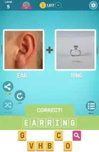 Pictoword: Fun Brain Word Game Screen Shot 2