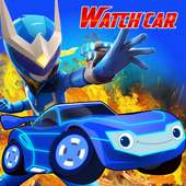 Power Super Battle Amazing Watch roy and blue car