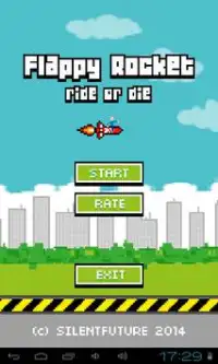 Flappy Rocket - Ride or Die Screen Shot 7