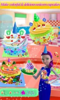 Unicorn Cake Maker- Unicorn Cup Cake Bakery Game Screen Shot 4