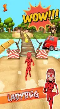 Subway Lady Runner Bug Adventure 3D Screen Shot 0