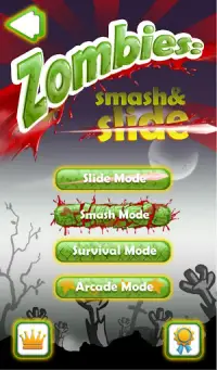 Zombies: Smash & Slide Screen Shot 1