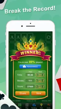 Solitaire Classic-FREE Screen Shot 4
