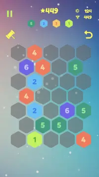 Up8! Connect Hexa Cells Block Puzzle Screen Shot 1