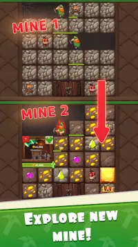 Gnome Diggers: Mining games Screen Shot 1