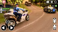 Полицейский мотоциклист Screen Shot 3