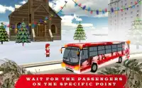 سانتا محاكي حافلة للنقل العام Screen Shot 3