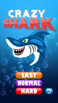 Crazy Shark - Jogo de tubarão Screen Shot 0