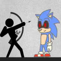 Stickman Archer vs Stickman Sonic Screen Shot 4