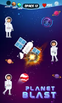 Jeux de ballon Galaxy Sky Planet Screen Shot 3