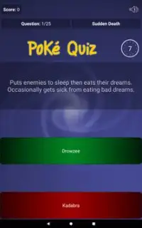 Quiz for Pokemon - I generation Screen Shot 8