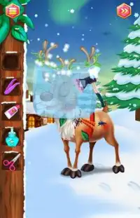 Santa Reindeer Care Salon : Christmas Animal🎅 Screen Shot 3