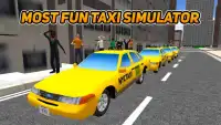 Таксист City 3D игры 2014 Screen Shot 3