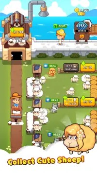 Sheep Farm : Idle Games & Tyco Screen Shot 1