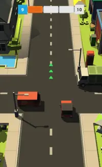 Blocky Pick Me Up - Traffic Drive! Screen Shot 2