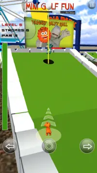 Mini golf eğlence- çılgın atış Screen Shot 4