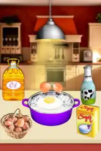 आइस क्रीम खाना पकाने का खेल Screen Shot 3