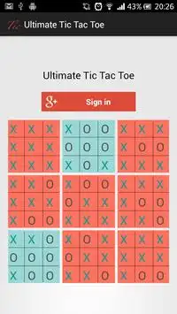 Ultimate Tic Tac Toe Screen Shot 0