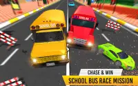 High School Bus Racing Games Screen Shot 1