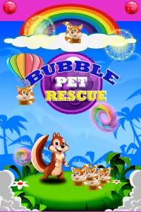 Bubble Pet Rescue : Forest World Screen Shot 0