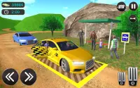 Trò chơi lái xe taxi - offroad taxi lái xe sim Screen Shot 16