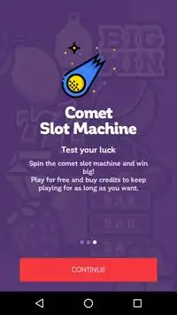 Comet Slot Machine Screen Shot 0