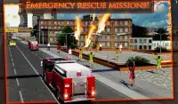 Fire Truck Emergency Rescue 3D Screen Shot 8