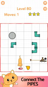 Trò chơi giải đố mê cung chuột - Nối đường ống Screen Shot 1
