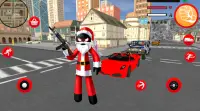 Santa Claus Stickman Rope Hero Gangstar Crime Screen Shot 0