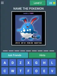 Pokemon Go - Guess The Names - Gen 2 Screen Shot 7