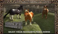 Pony Horse Maze Run Simulator Screen Shot 2