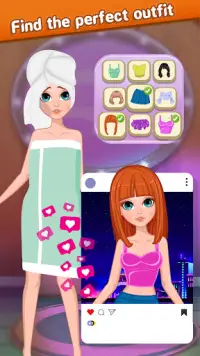 Fashion Girl Studio - dress up neauty games Screen Shot 1