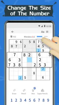 Sudoku - Numbers Puzzle Screen Shot 2